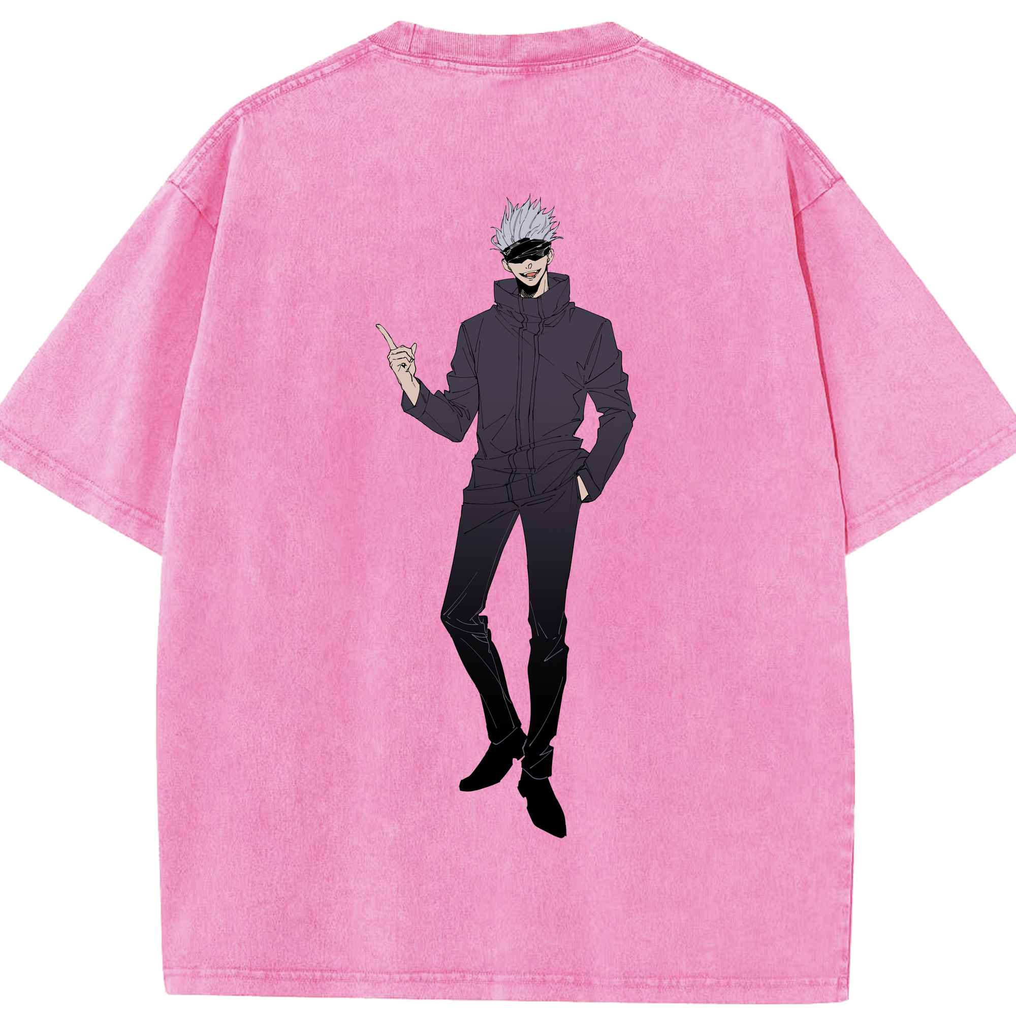 （画像用） 呪術廻戦 Jujutsu Kaisen 綿100% ヴィンテージ風 半袖Tシャツ（背面プリント）